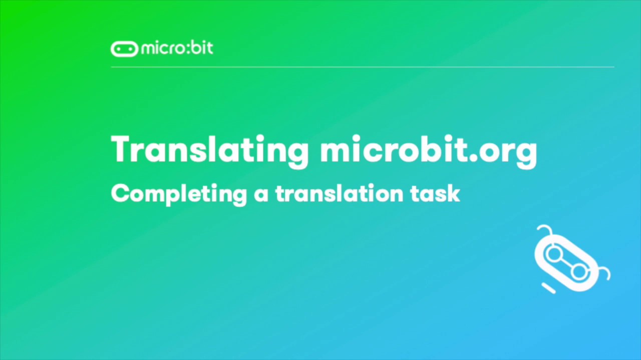 Translating microbit.org - Completing a translation task