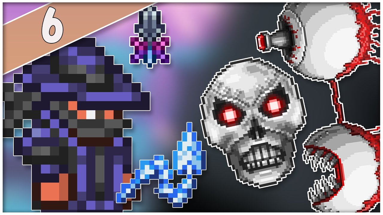 SUMMONER #6 - ENFRENTANDO o THE TWINS, SKELETRON PRIME e THE DESTROYER!! - Terraria 1.4