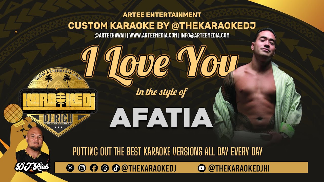 Afatia   I Love You (KaraokeDJ)