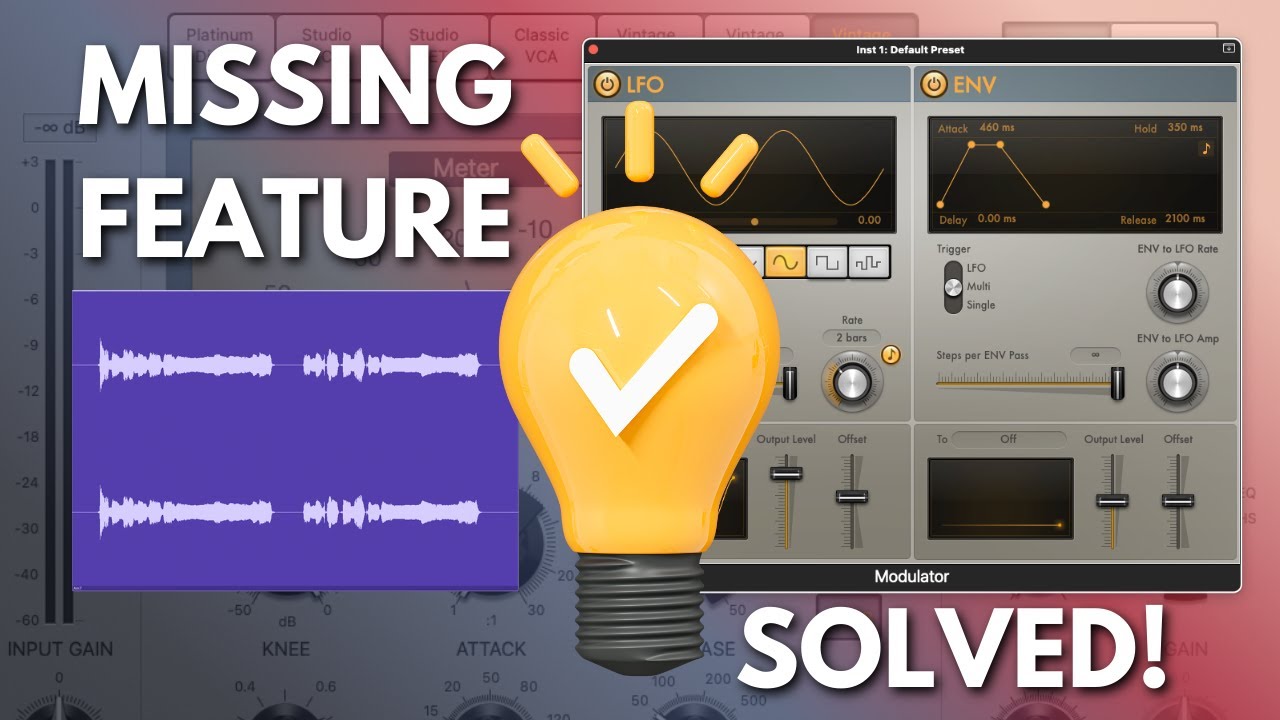 Logic Pro's Missing Feature: Modulating Audio Track Effects (Solved)
