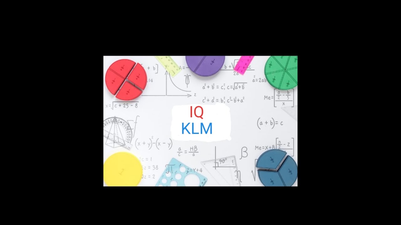 منهاج اليوس IQ اي كيو بحث KLM 1
