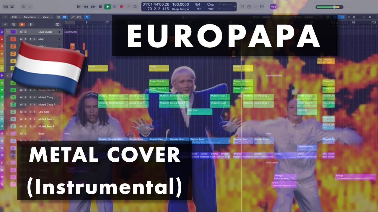 Joost Klein - Europapa 🇳🇱 | Epic Metal Cover (Instrumental)