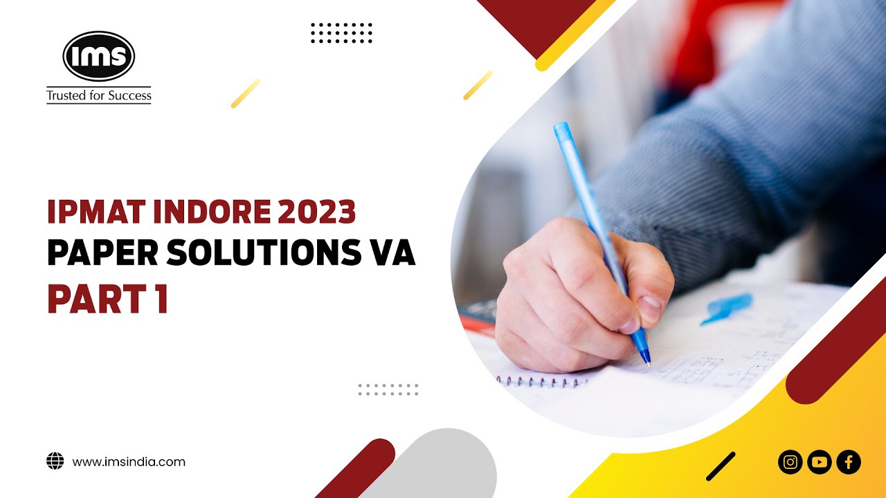 IPMAT Indore 2023 Paper Solutions VA Part 1  | Ft. Jigyasa Mehendiratta-  Mentor