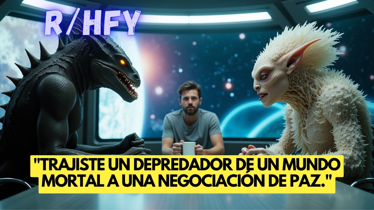 La DIPLOMÁTICA llevó un Guardaespaldas HUMANO y la Guerra ACABÓ EN 3 MINUTOS| Sci-Fi | Historias HFY