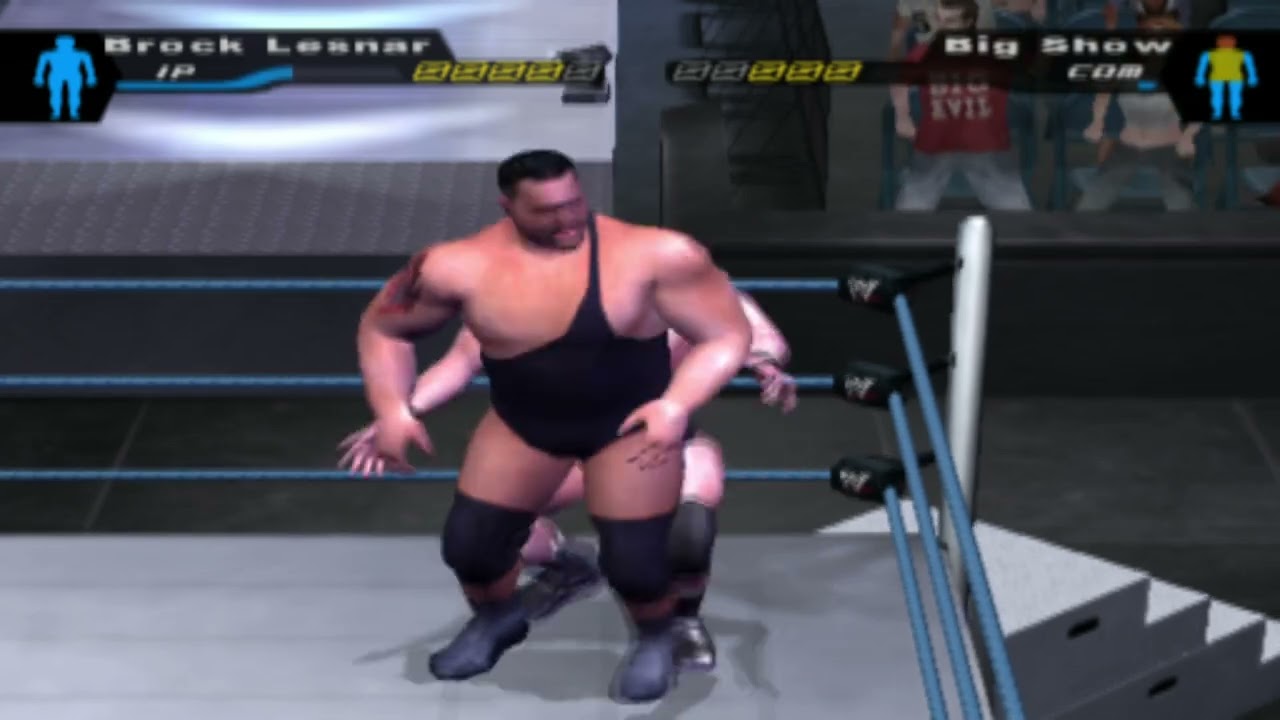 Smack pain gameplay #12//brock vs big show //first blood match