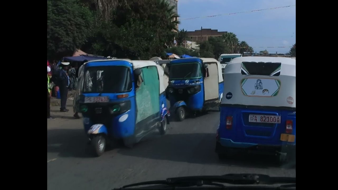Driving in Gondar