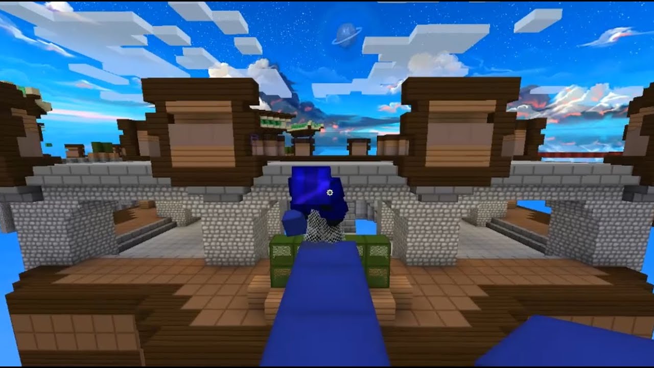 playing bedwars 4v4