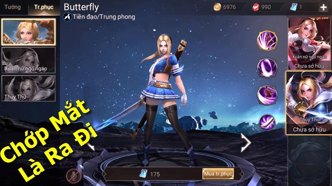 Butterfly  l&ecirc;n đồ cứng nhất chấp bảng ngọc(Lễ Hội M&ugrave;a Đ&ocirc;ng của Garena Li&ecirc;n Qu&acirc;n Mobile)