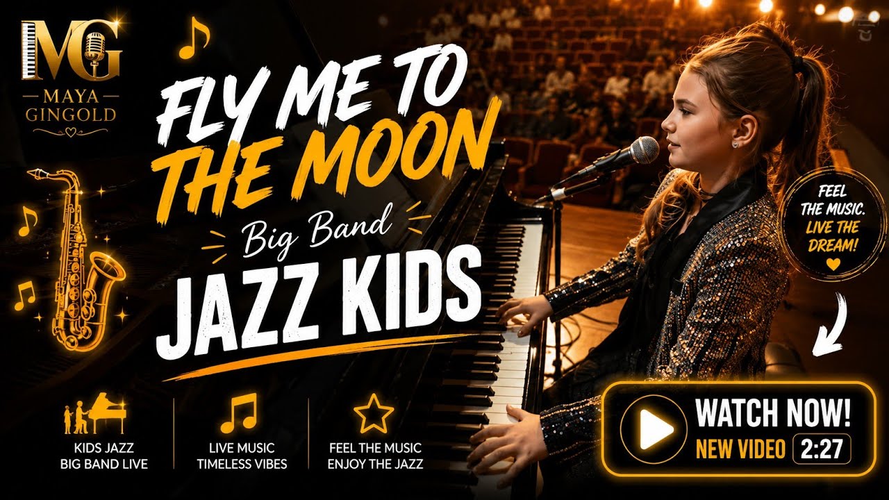 Fly Me to the Moon - Kids Jazz Big Band Live Concert