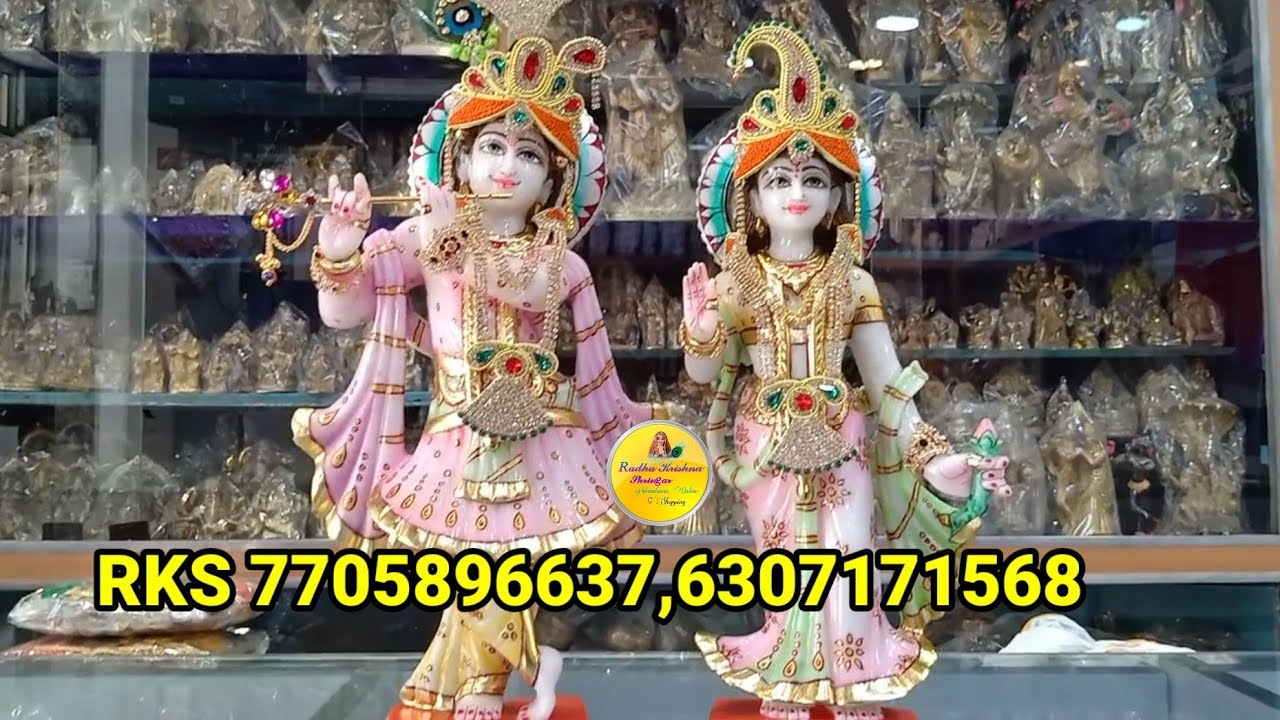 15inch makrana marble Rajasthani look Radha krishna only on @RadhaKrishnaShringar #RKS #Vrondvan