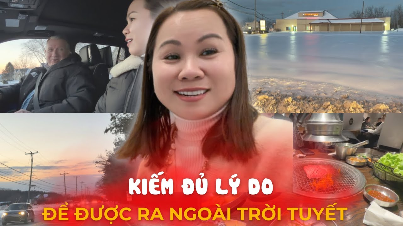 Trời Lạnh Lẽo Đến Độ Đóng Băng Khắp Mọi Nơi Mà Hai Vợ Chồng Vẫn Đưa Nhau Ra Ngoài Đi Ăn Và Đi Chợ