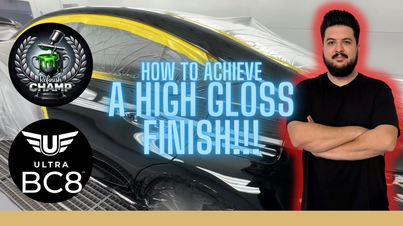 Walkthrough to Painting a Black Lexus with Glossy Clear Coat