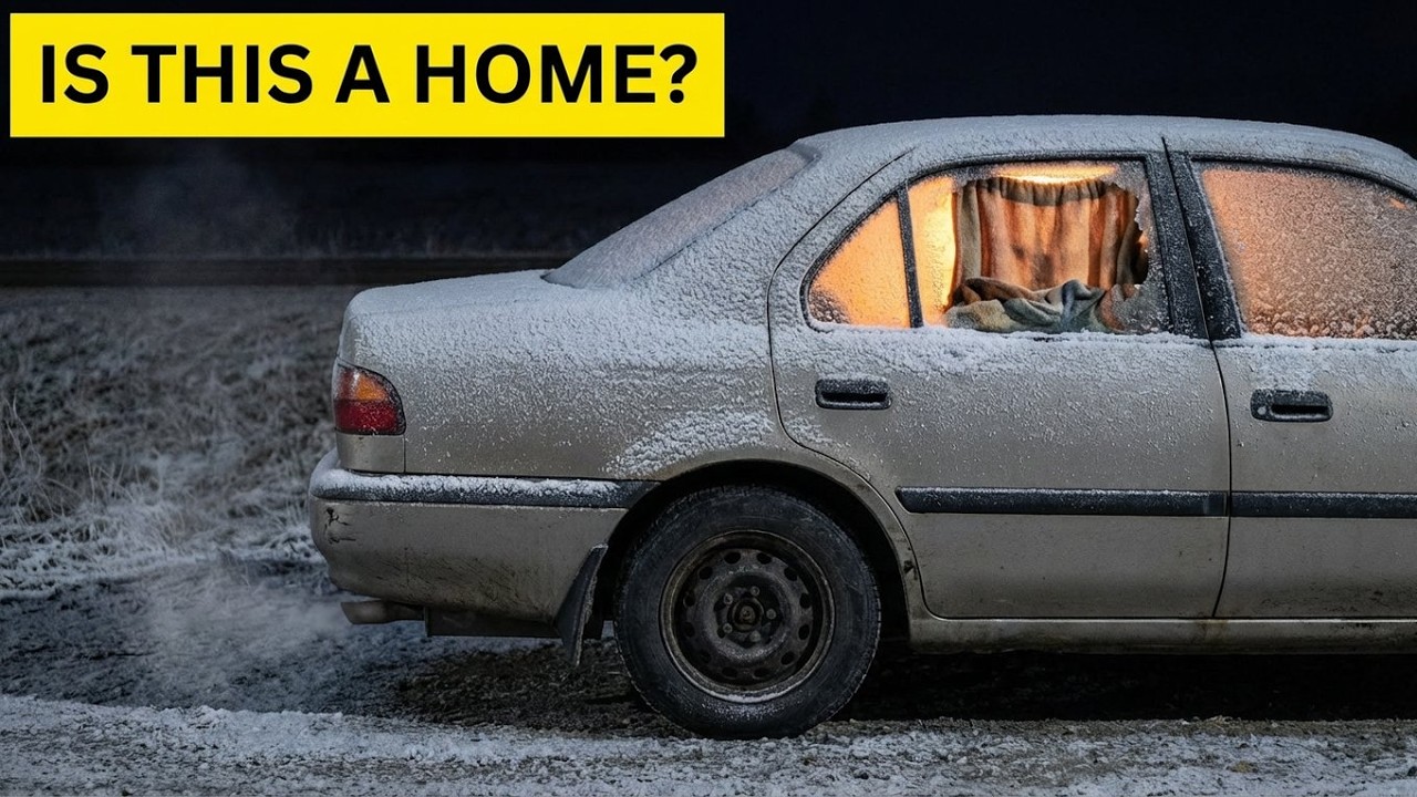 How Homeless People Turn Cars Into Winter Shelters