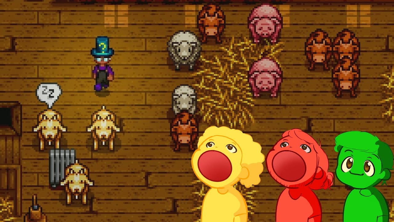 We're baby sitting the animals! | Stardew Valley w/ Pizza Boys