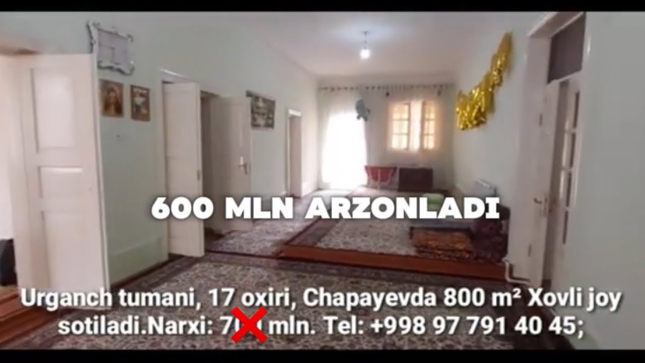 100 MLN ARZONLADI. ХОРАЗМ УЙ ЖОЙ НАРХЛАРИ 2024