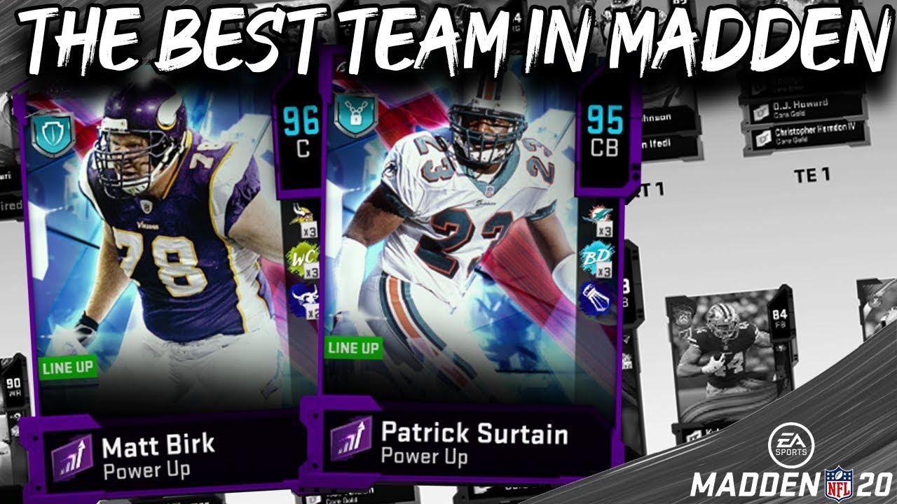PREPARING FOR THANKSGIVING! THE BEST TEAM IN MADDEN | MADDEN 20 ULTIMATE TEAM