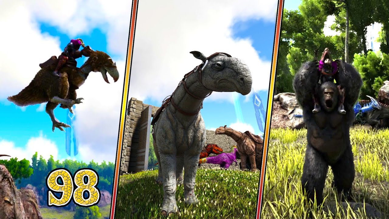 JE TAME LES DINOS DE LA REDWOOD FOREST !! [ARK Episode 98]