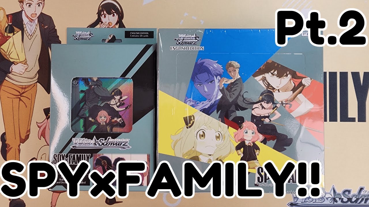 Weiss Schwarz - SPY x FAMILY Booster Box Opening!! [Part 2] (MTZ)