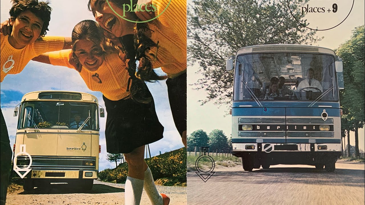 BERLIET PH / CRUISAIR / PR14 autocar / ROUIBA ALGÉRIE autobus Vénissieux France bus