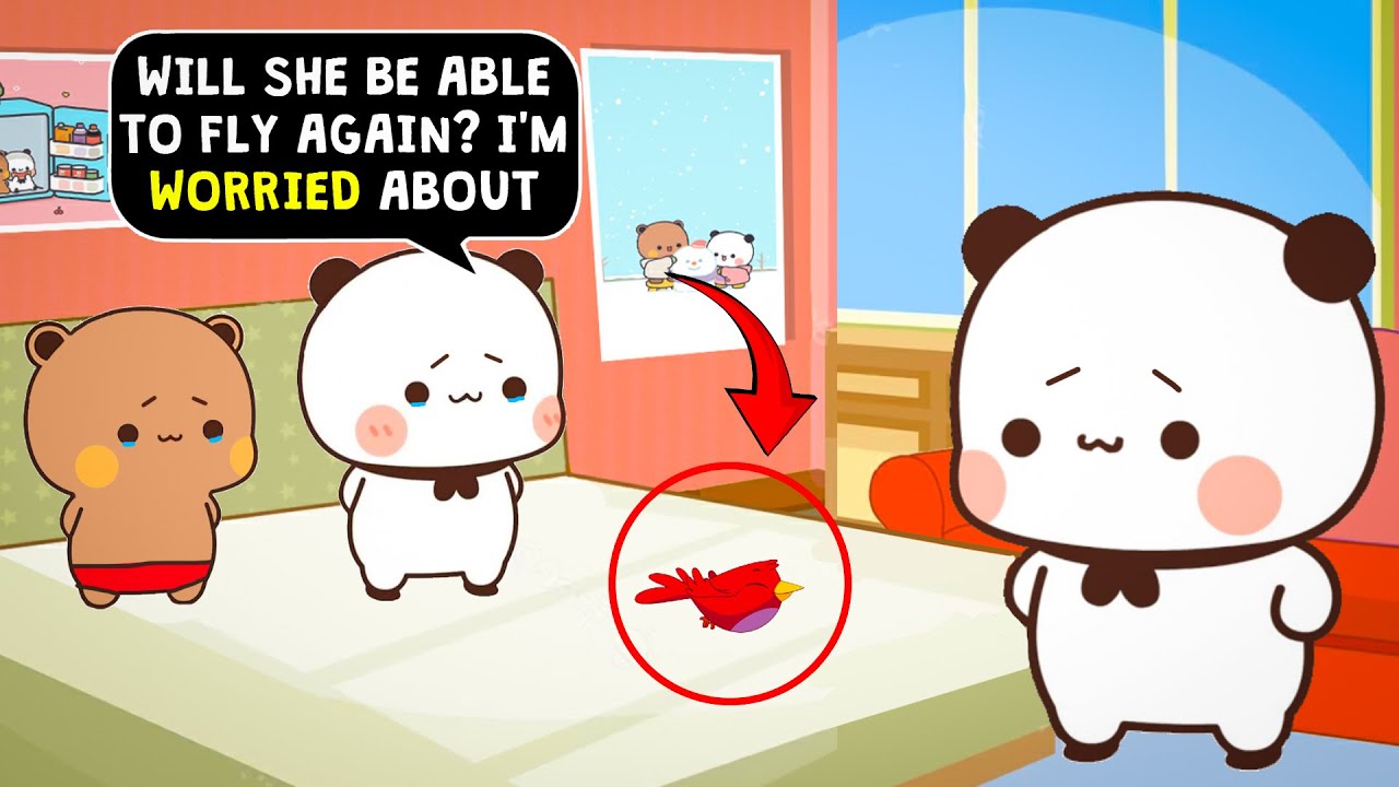 #BDC333 ▶Wings of KINDNESS🤗 from Injured BIRD to Beloved FAMILY  Member🐦| Bubu Dudu Videos