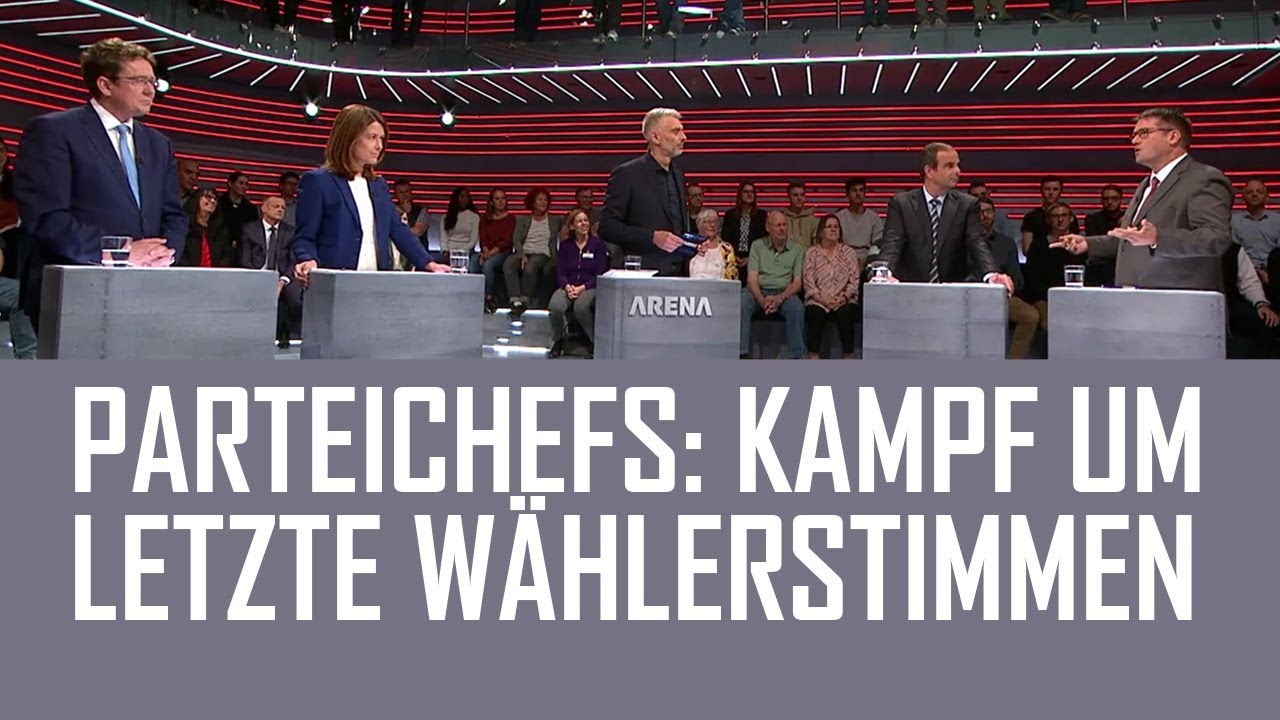 Parteipräsidenten in der Arena | Kampf um letzte Wählerstimmen | 04.10.2019