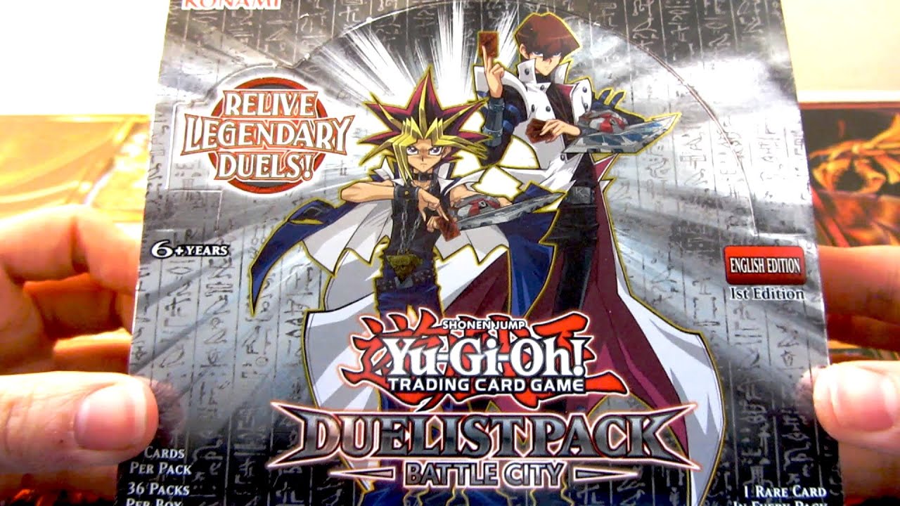 YuGiOh Duelist Pack Battle City Booster Box Opening