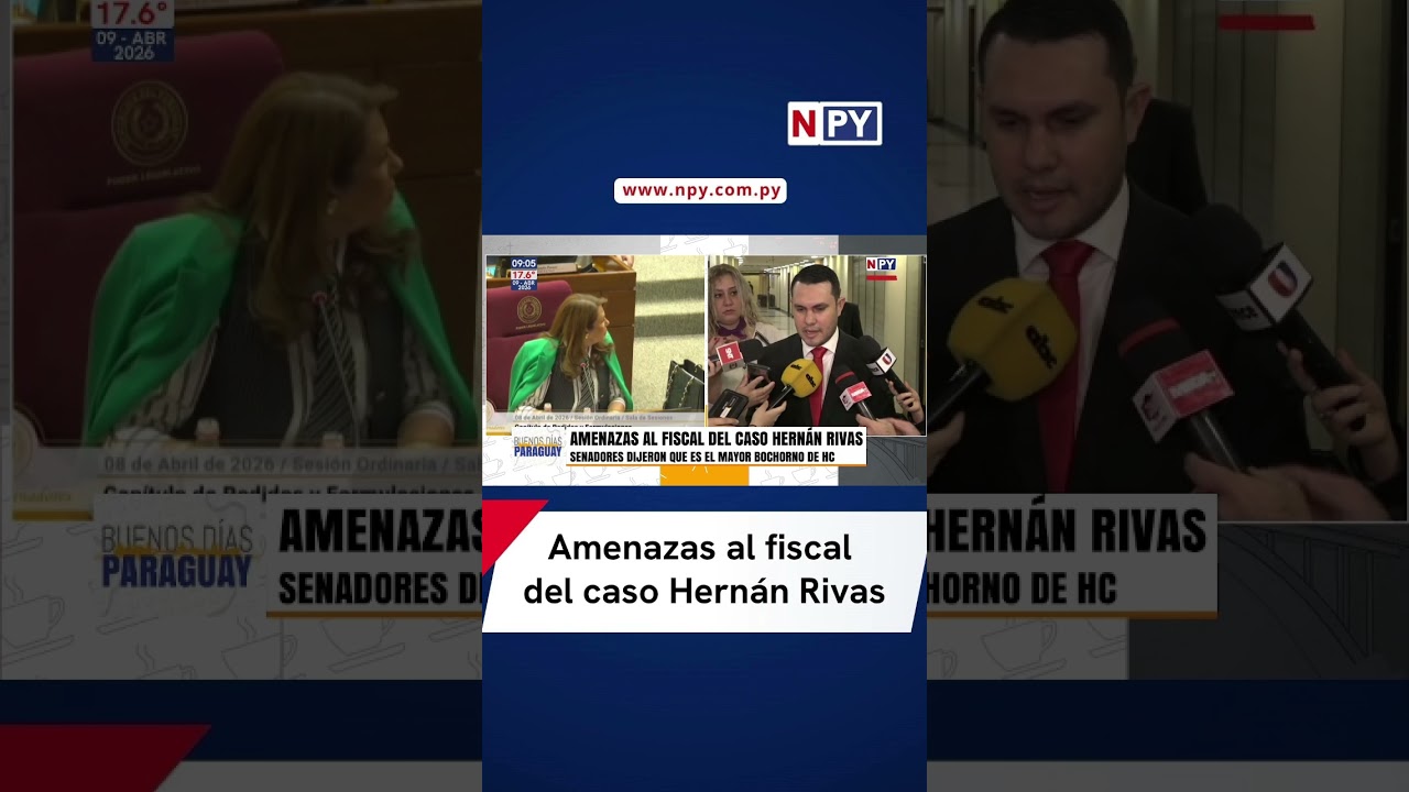 Amenazas al fiscal del caso Hern&aacute;n Rivas