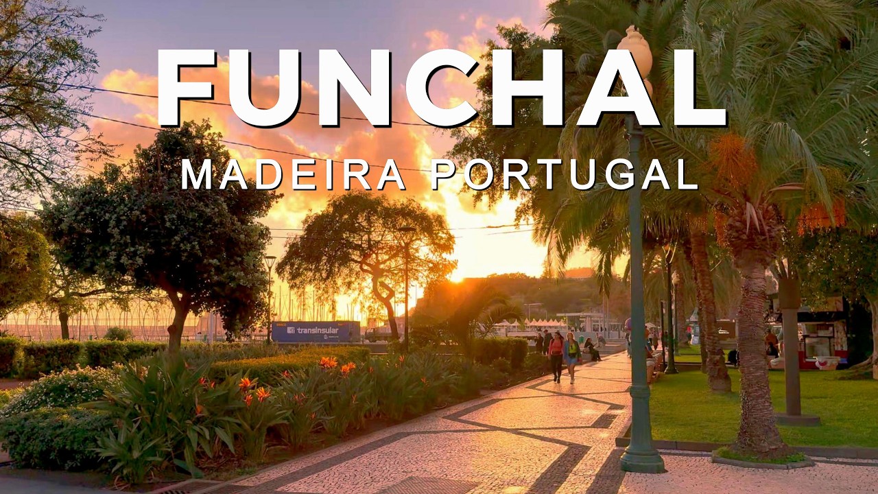 Funchal, Madeira 🇵🇹 | Discovering the Charm of the Old Town & Everyday Life | 4K HDR