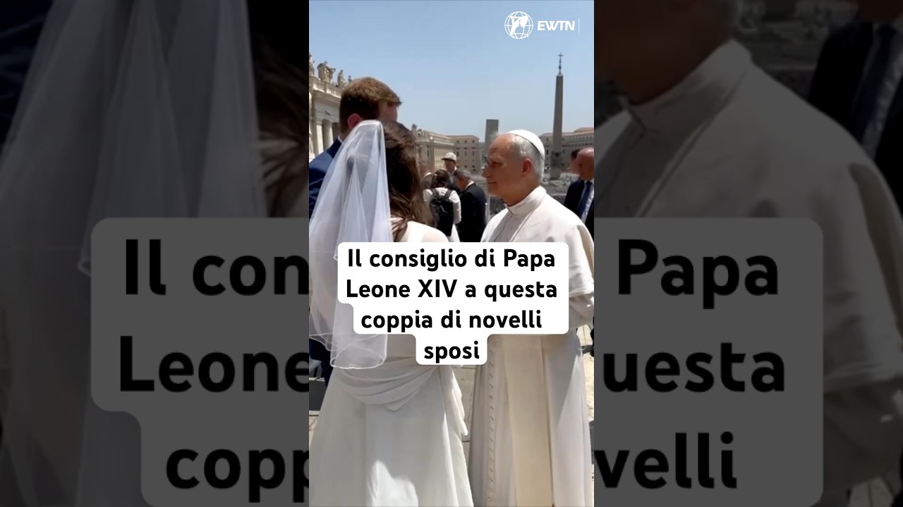 Il saggio consiglio di Papa Leone XIV a una coppia di novelli sposi: pregate insieme