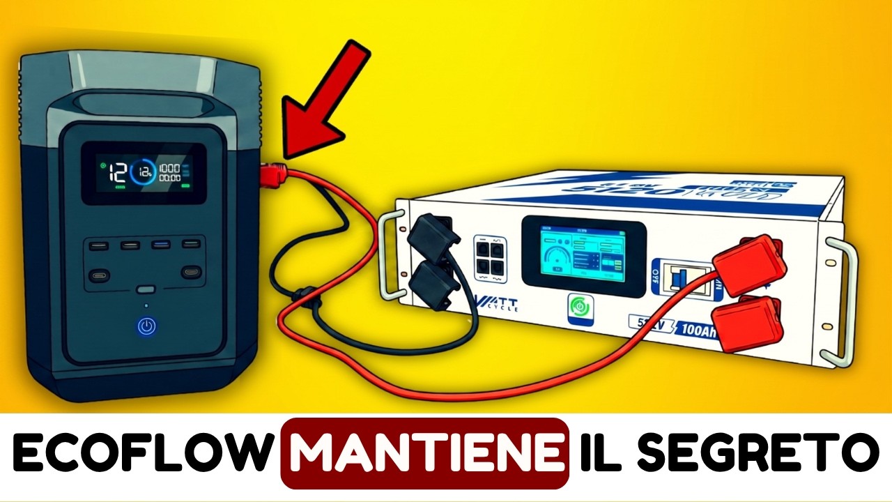 Non comprare una batteria di espansione EcoFlow prima di aver visto la WattCycle 48V!