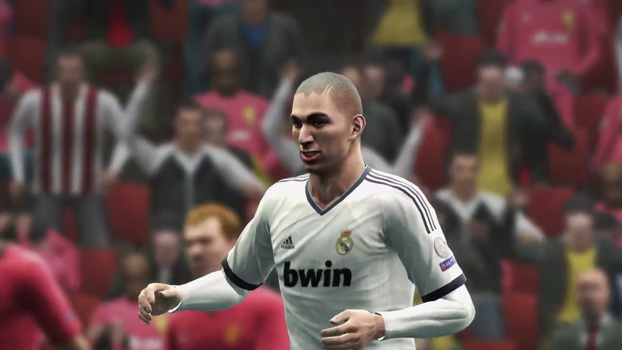 PES 2013 Gameplay en PC | Champions League | Real Madrid vs Manchester United Full HD