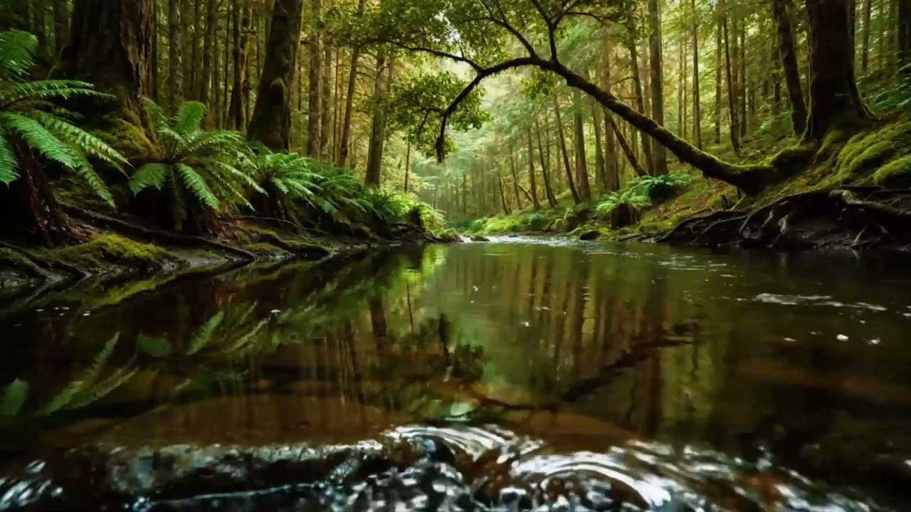 Forest River Sounds, Beautiful Birdsong, Pure Nature For Inner Peace