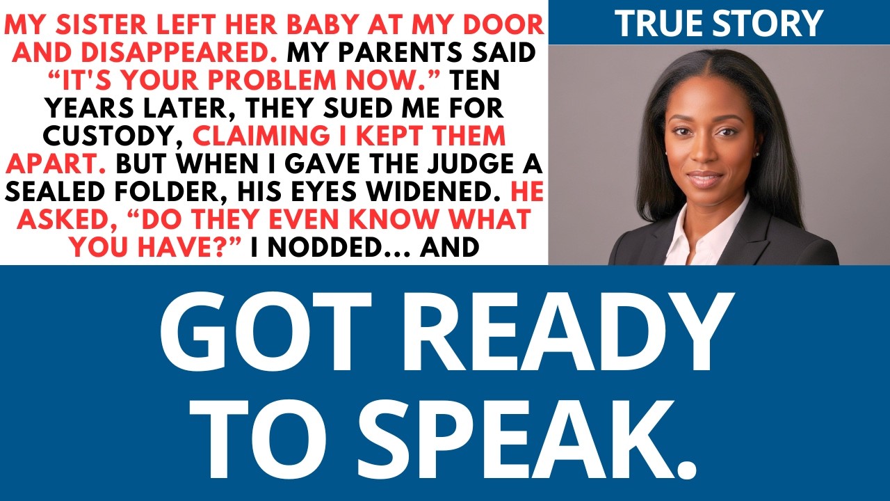 My Sister Left Her Baby at My Door—Parents Said 'It's Your Problem Now' | Sweet Soul Stories
