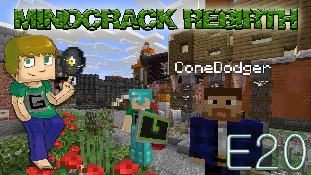 Minecraft Mindcrack Rebirth SMP — Коун берёт у меня интервью для ABBA