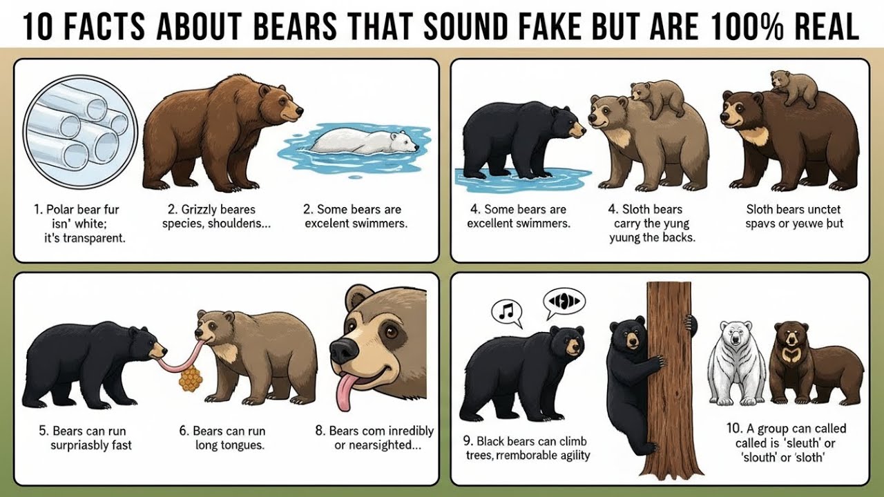 10 Facts About Bears That Sound Fake But Are 100% Real