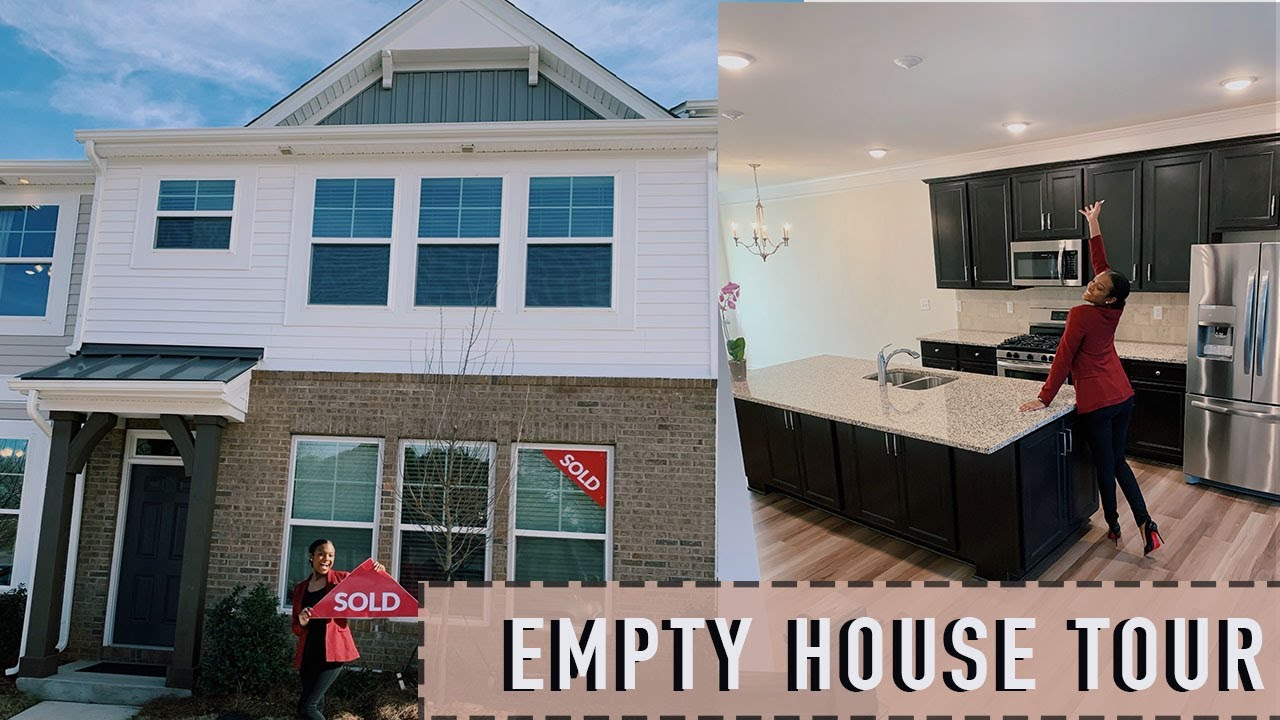 I BOUGHT MY FIRST HOUSE AT 22!!! | Empty Townhouse Tour 2020