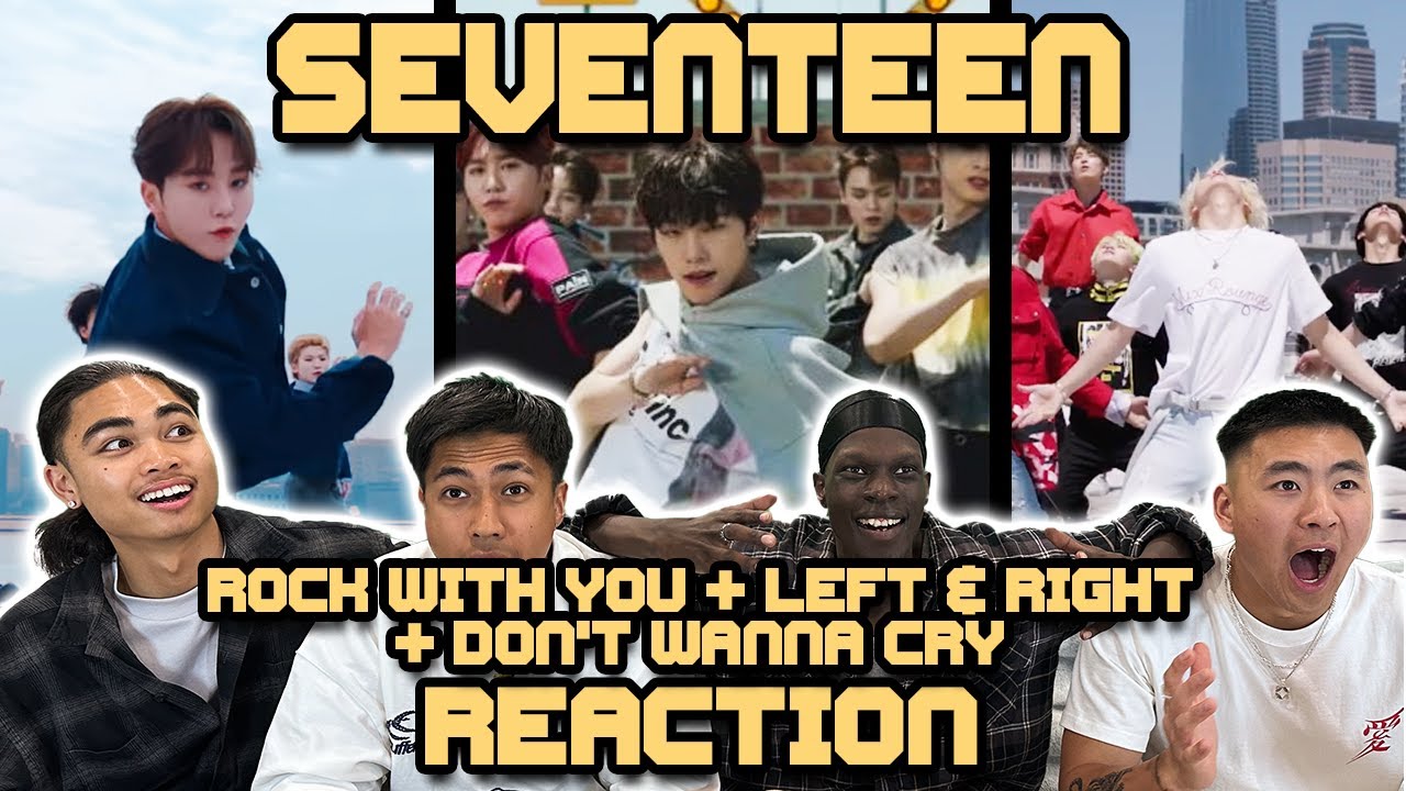 OUR FIRST TIME WATCHING SEVENTEEN! | Rock With You + Left & Right + Don't Wanna Cry