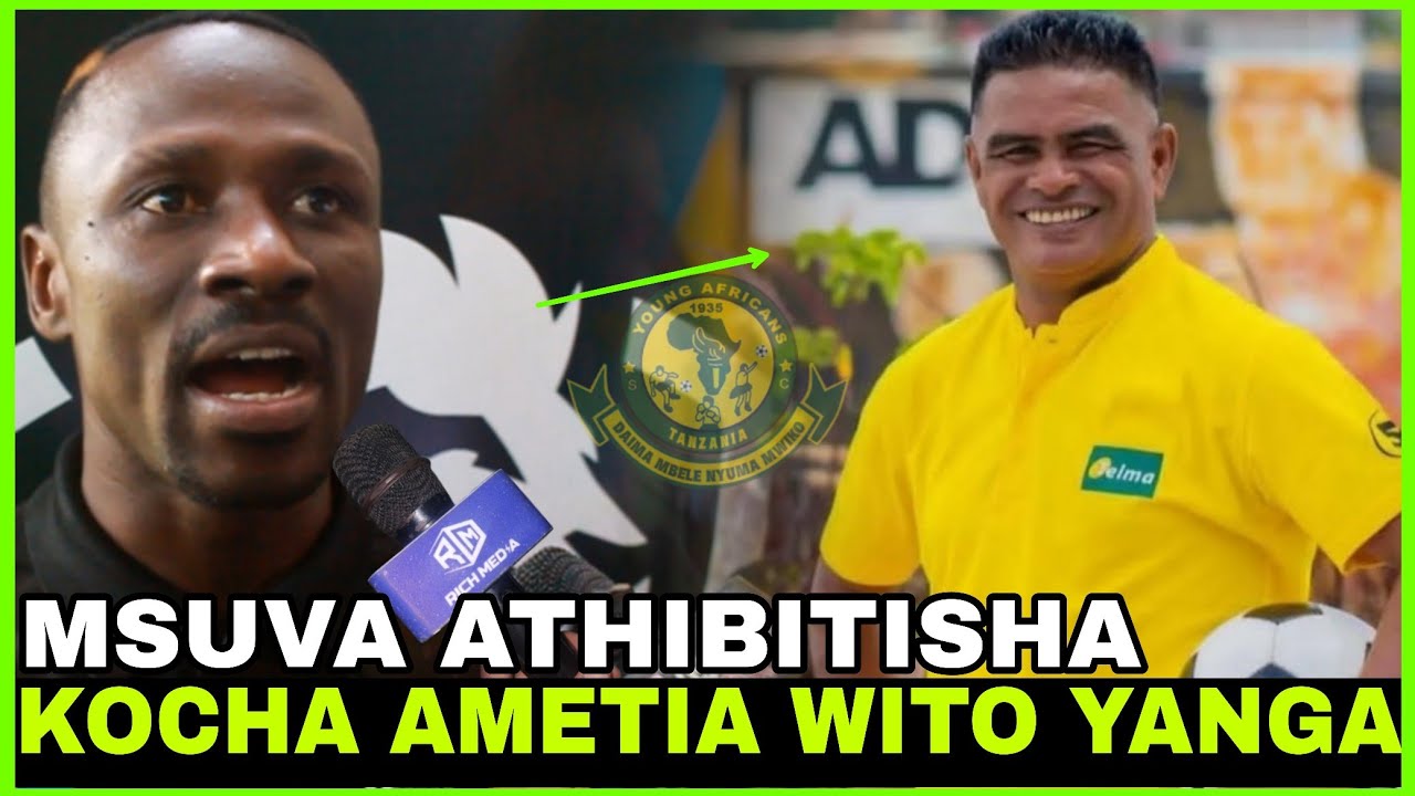 🔴#Live: SIMON MSUVA ATOBOA SIRI NZITO/ KOCHA MPYA AMETIA WITO YANGA/ HUYU ATALETA MAKOMBE YANGA.....