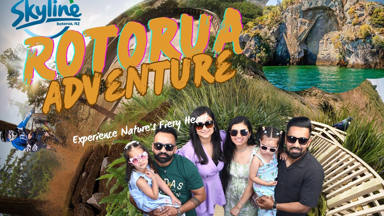 Rotorua & Taupō Travel Vlog| Punjabi Family Adventure|New Zealand | Skyline, Huka Falls|