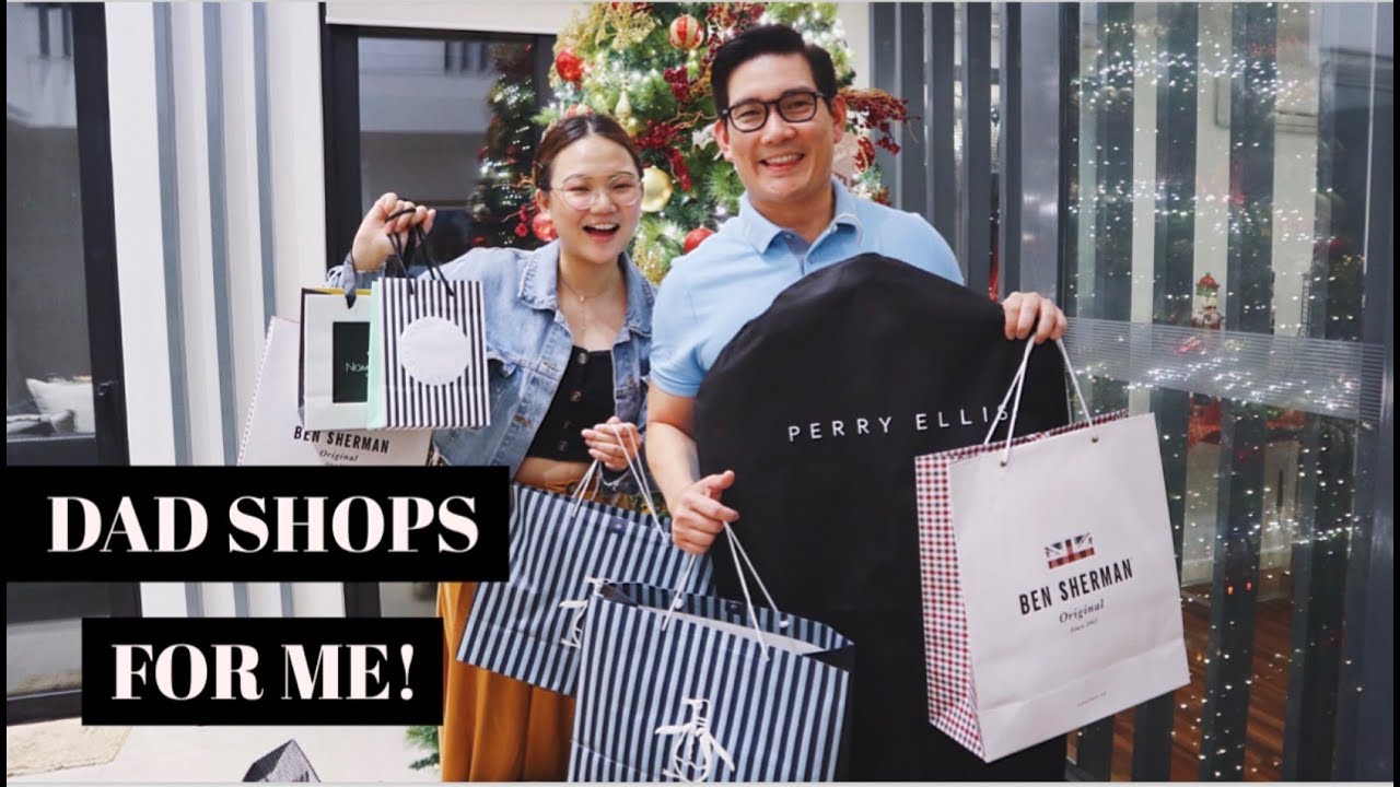DAD AND I GO SHOPPING!  | ASHLEY SANDRINE