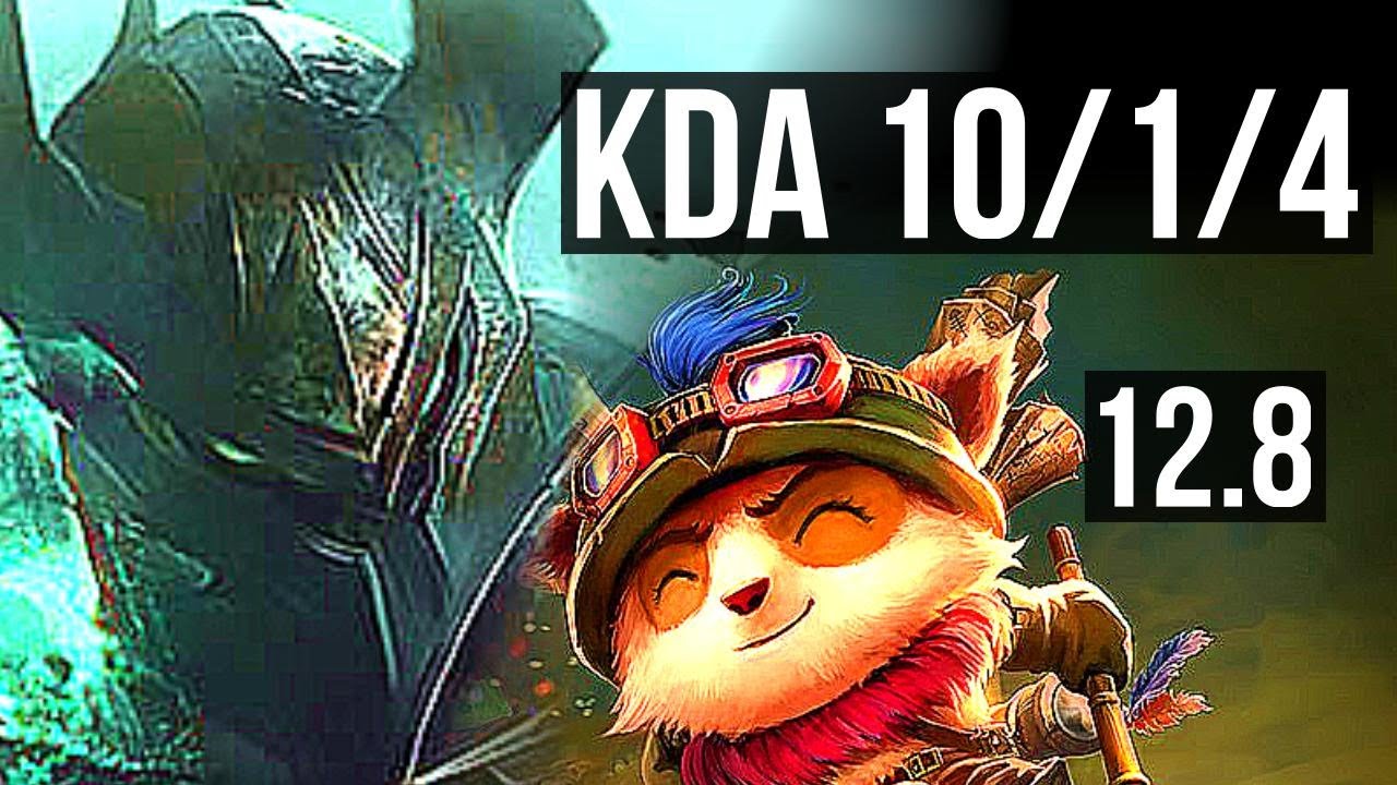MORDEKAISER vs TEEMO (TOP) | 10/1/4, Rank 7 Morde, Godlike | BR Challenger | 12.8