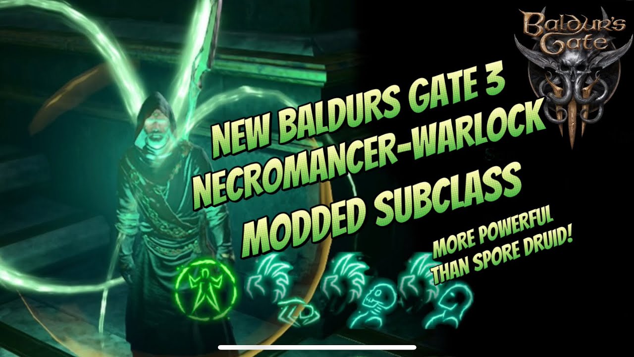Baldurs Gate 3: New Warlock Subclass! The Dread Overlord: Witch King of Angmar Build