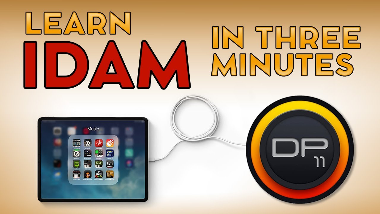 Learn IDAM (Inter-Device Audio + MIDI) in 3 minutes. (Demonstrated with Digital Performer.)