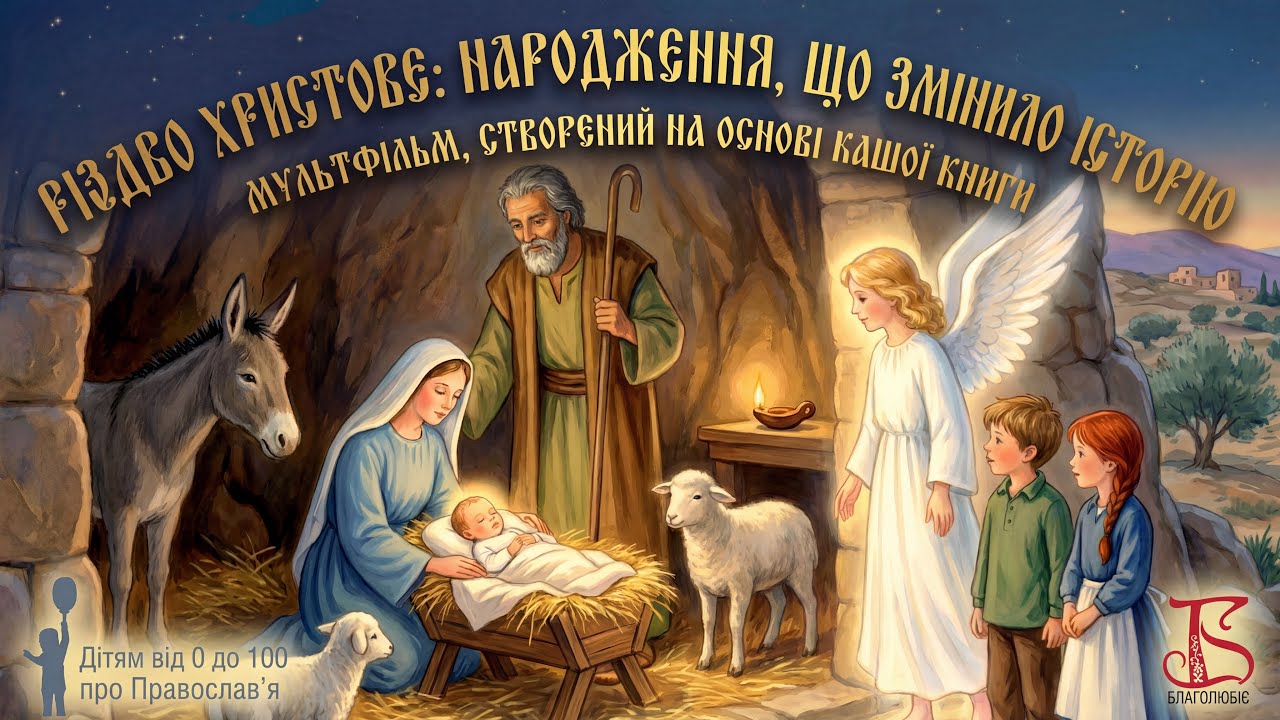 Різдво Христове: Народження, що змінило історію | Православний мультфільм від видавництва Благолюбіє