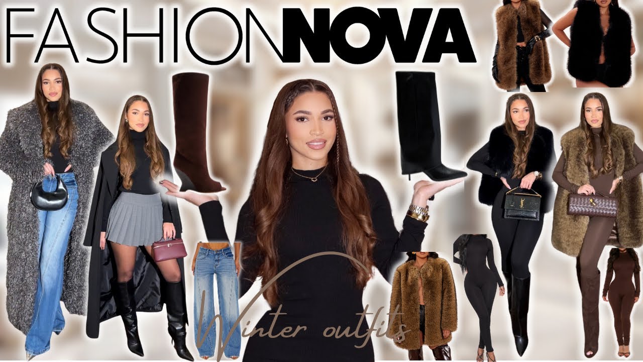 *HUGE* FASHION NOVA WINTER TRY ON HAUL + Styling ideas 2024 | Beyonce Brown