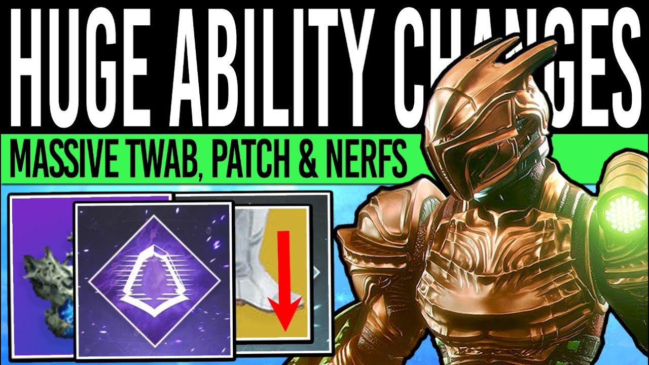 Destiny 2: Bungie Making MASSIVE CHANGES! Ability REWORKS! Exotic NERFS, Cooldown Tiers, Perks, More