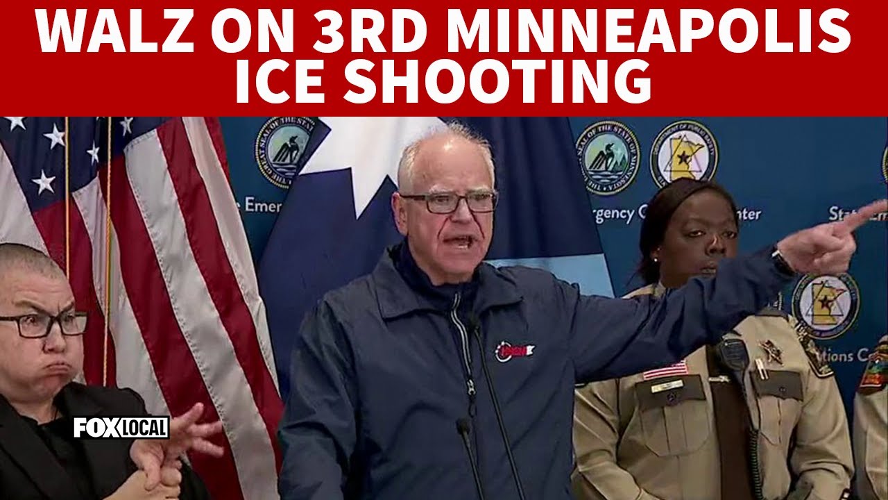 FULL: Minnesota Gov. Tim Walz on fatal shooting by federal officials | PRESS CONFERENCE