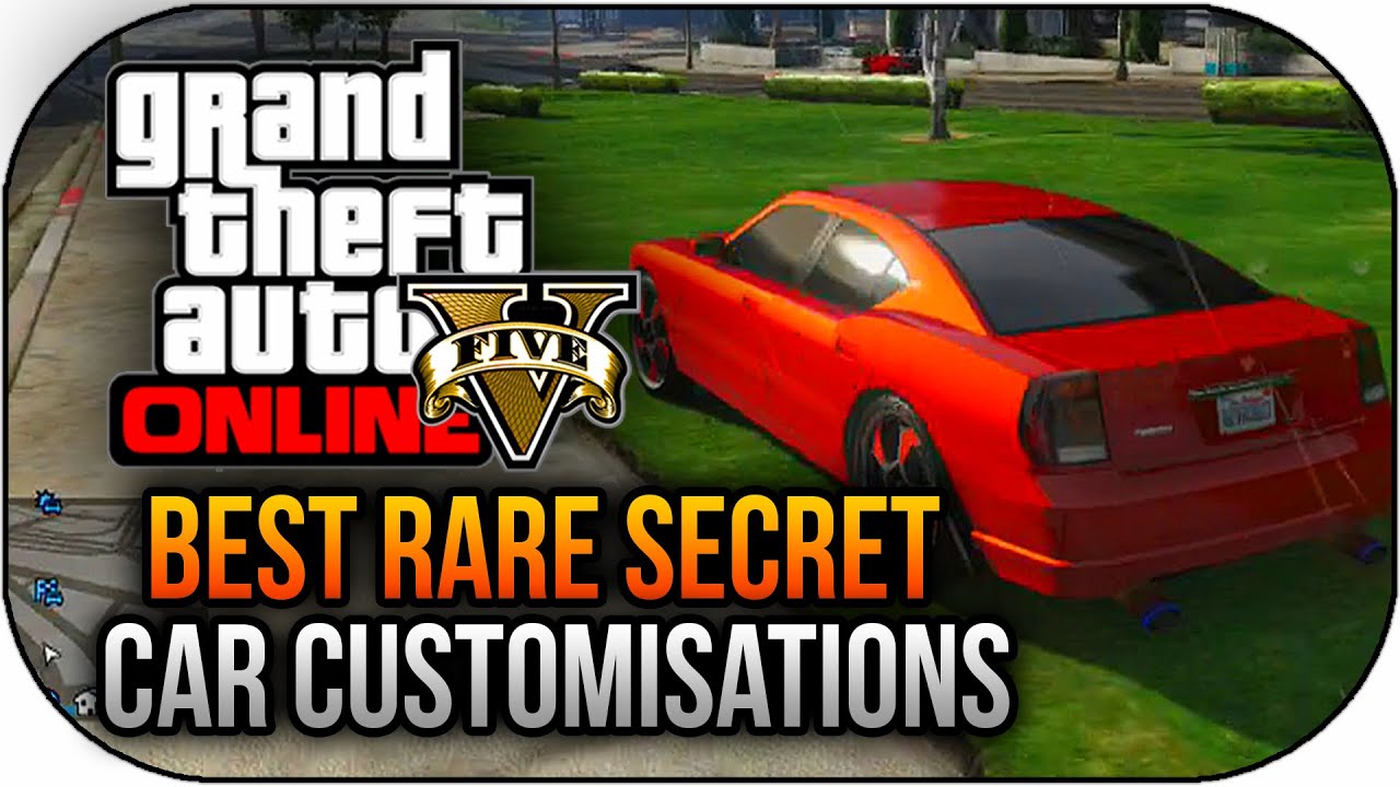 GTA 5 Online Best Secret Car Customizations in GTA 5 Online (GTA 5 Rare & Secret Cars Online)