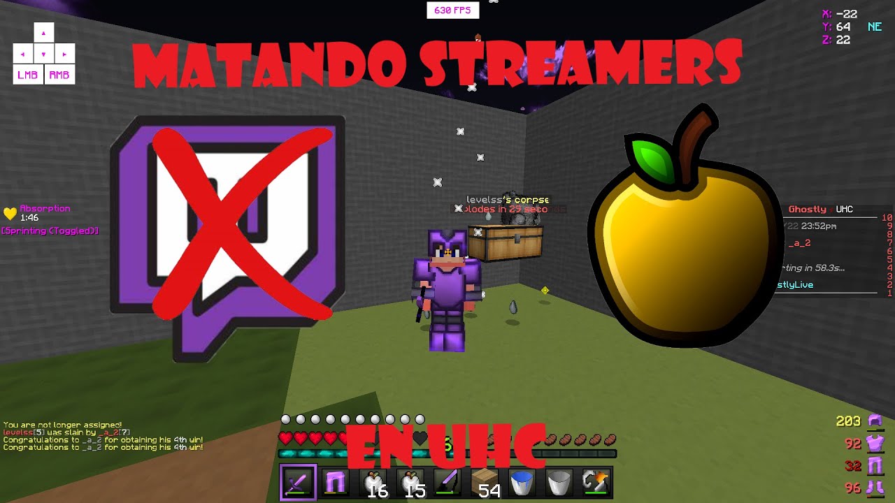 ⚡Matando Streamers En UHC⚡| Uhc Higlights
