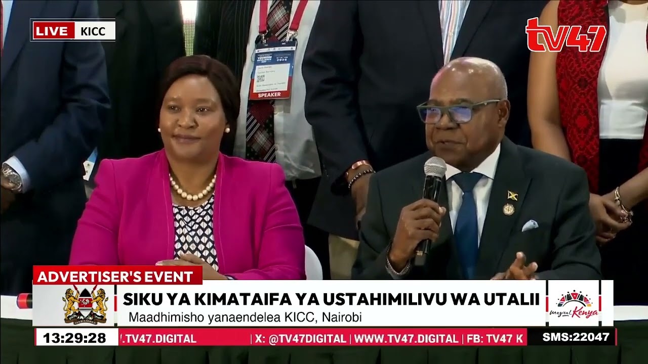 CS Rebecca Miano (Kenya) & Hon. Edmund Bartlet (Jamaica) sign MOU to boost tourism and governance